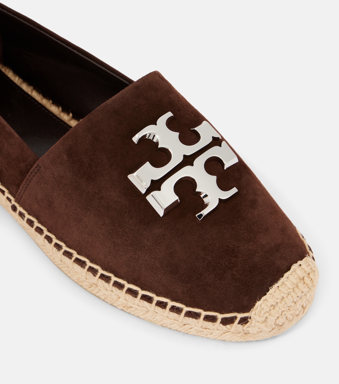 Espadrilles Double T aus Veloursleder | Tory Burch