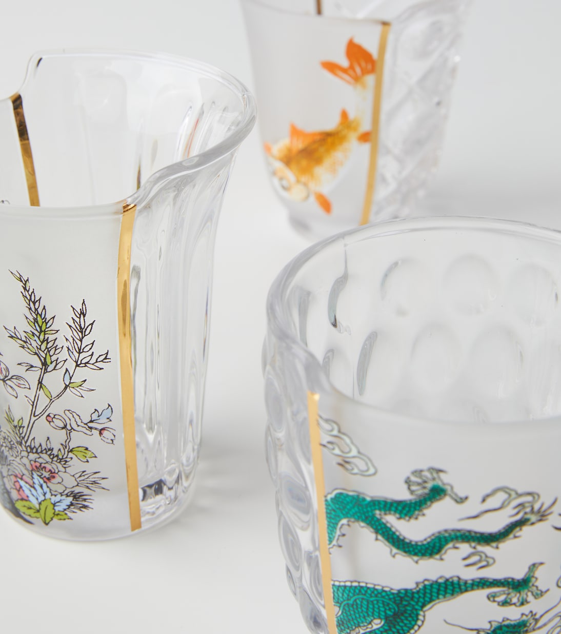 Hybrid Aglaura set of 3 glasses | Seletti