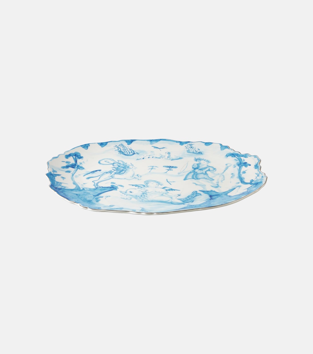 x Diesel Living Classics on Acid porcelain tray | Seletti