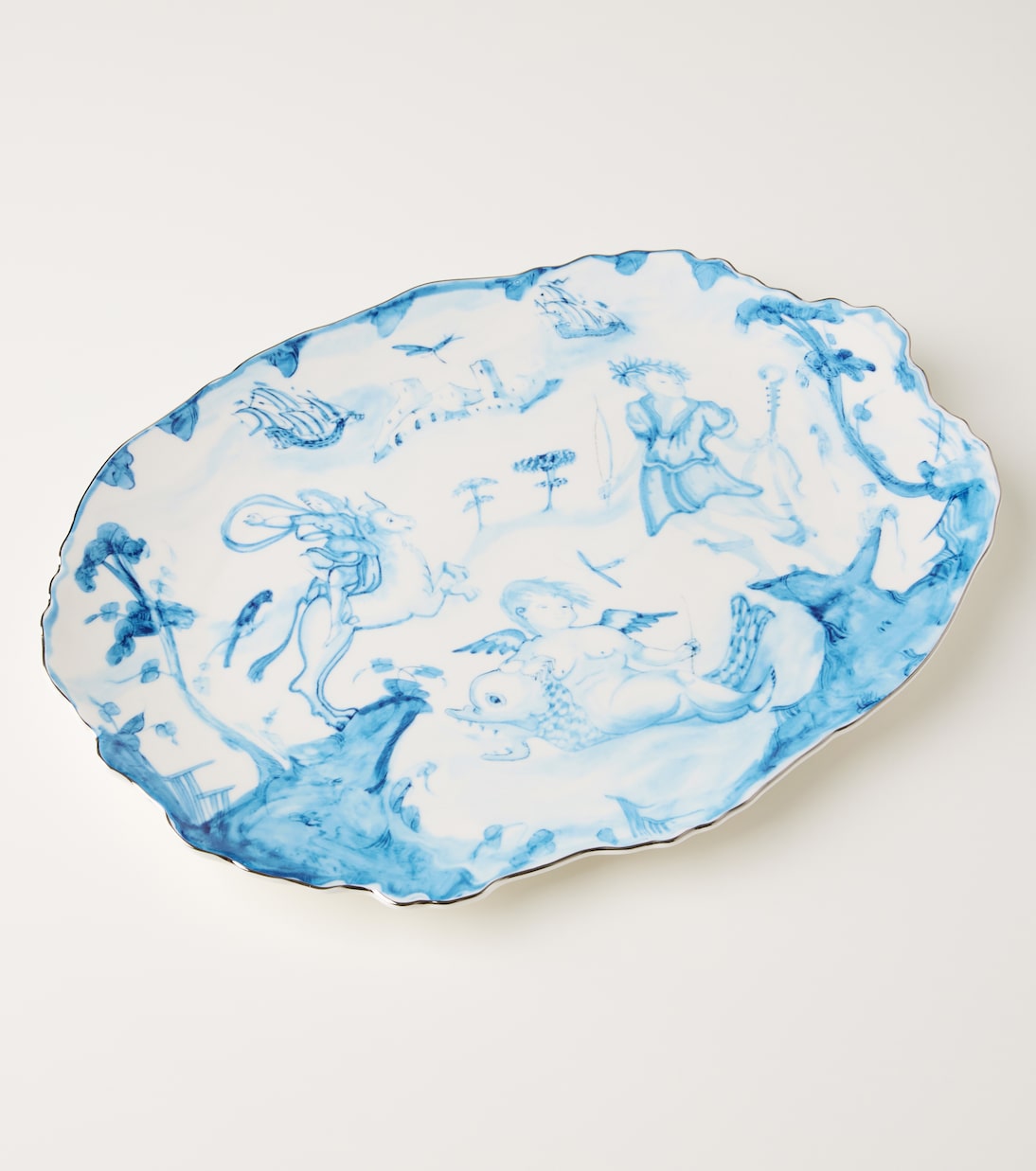 x Diesel Living Classics on Acid porcelain tray | Seletti