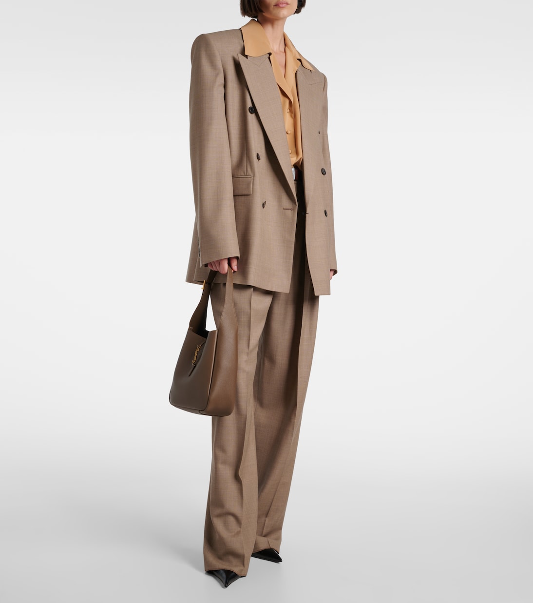 Bolso al hombro Le 5 à 7 Supple Small de piel | Saint Laurent