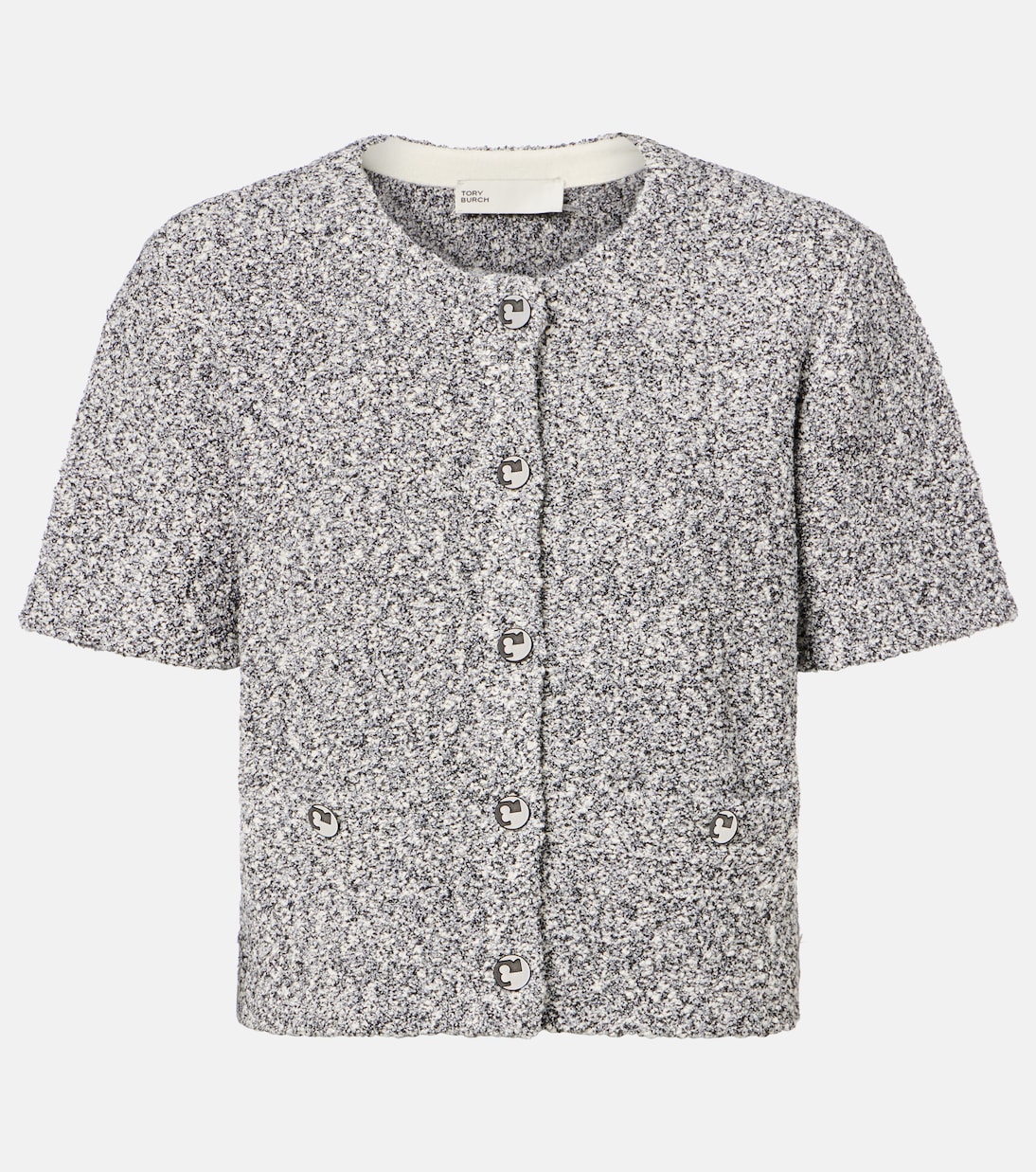 Cropped tweed top | Tory Burch