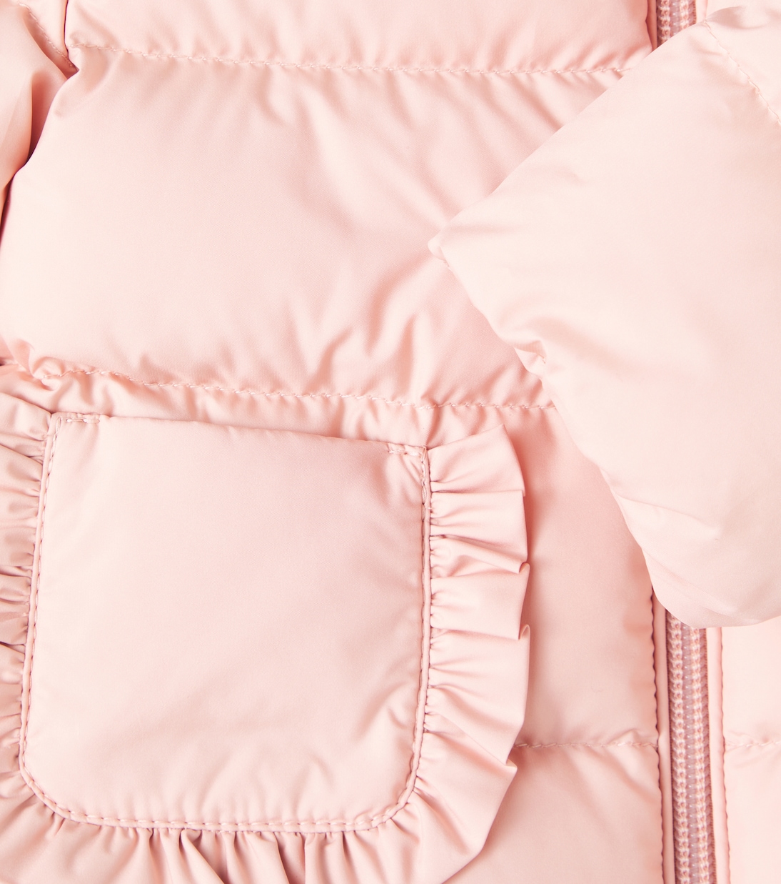 Baby Onica ruffled down jacket | Moncler Enfant