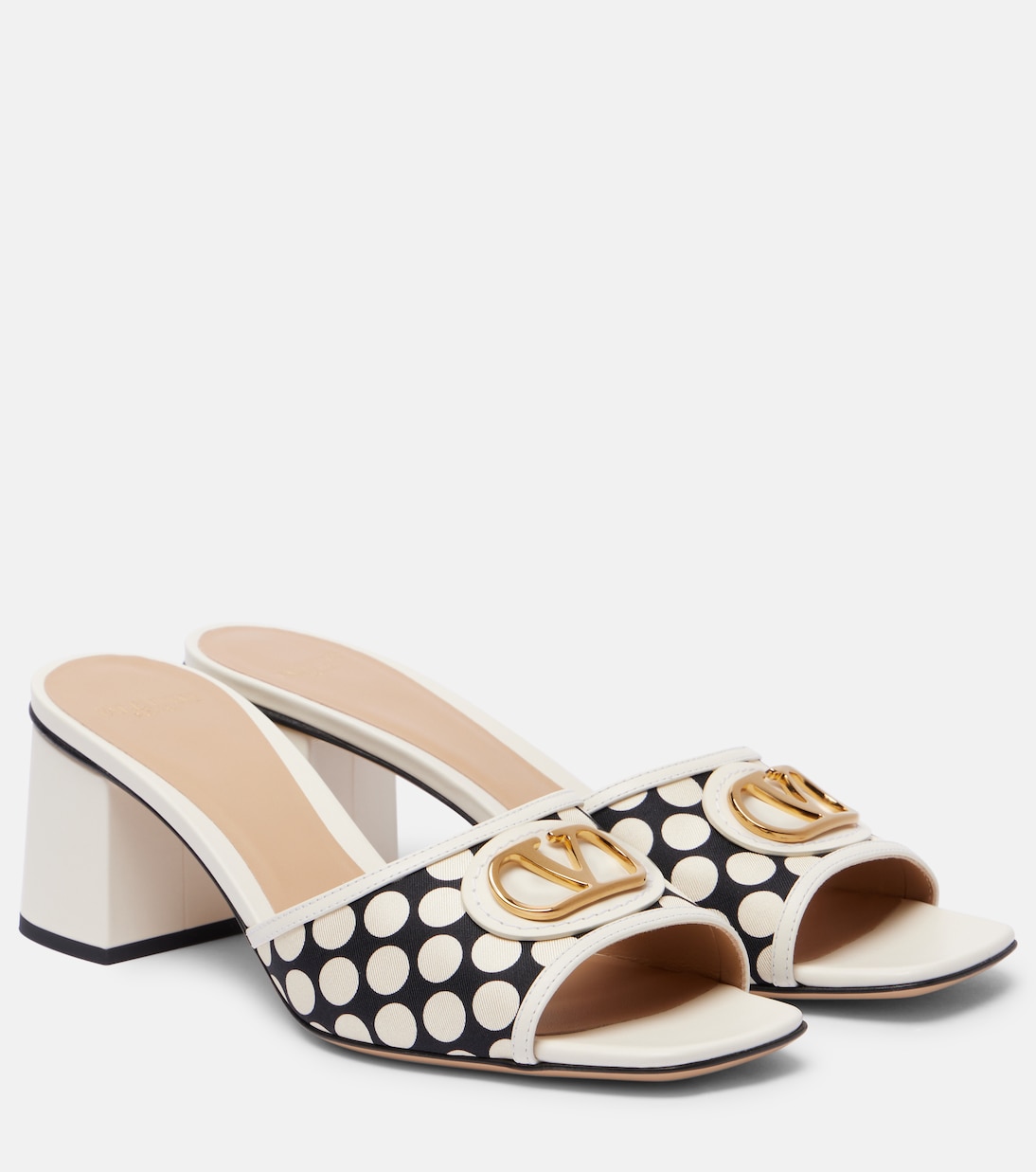 VLogo polka-dot mules | Valentino Garavani