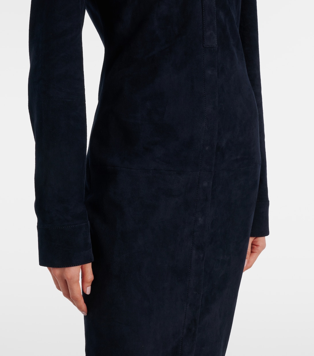 Robe chemise Becky en daim | Stouls