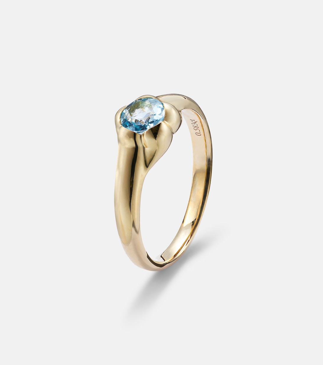 Ring Morrison aus 14kt Gelbgold (585/1000) mit Topas | Stone and Strand