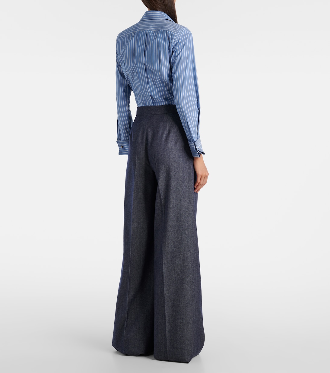 Weite Hose Baden aus Schurwolle | Max Mara