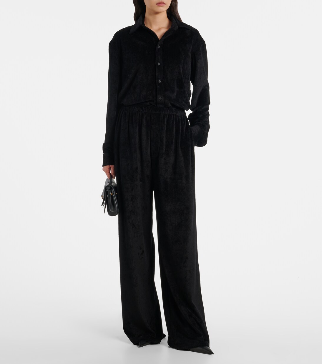 Hemd aus Samt | Balenciaga