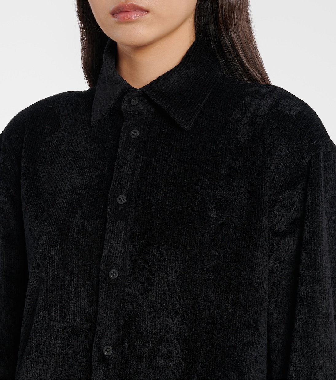 Hemd aus Samt | Balenciaga