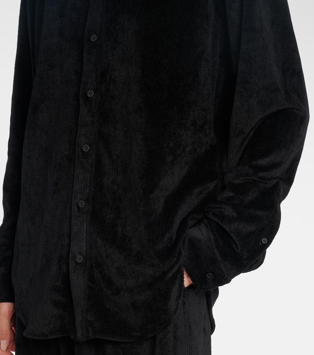 Hemd aus Samt | Balenciaga