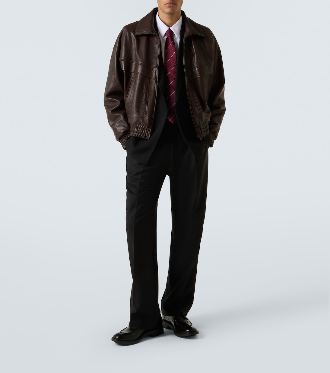 Bomberjacke aus Leder | Saint Laurent