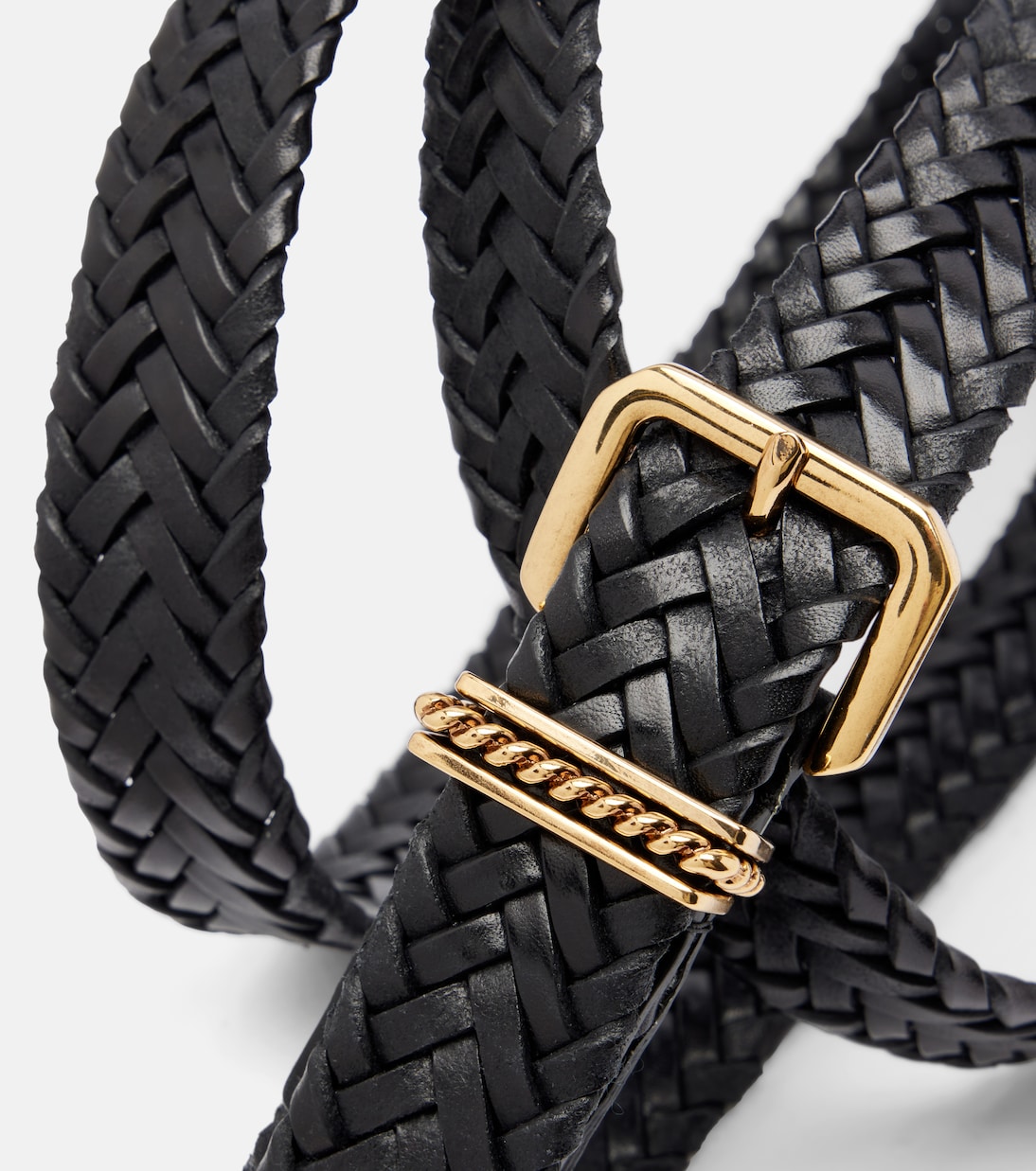 Woven leather belt | Etro