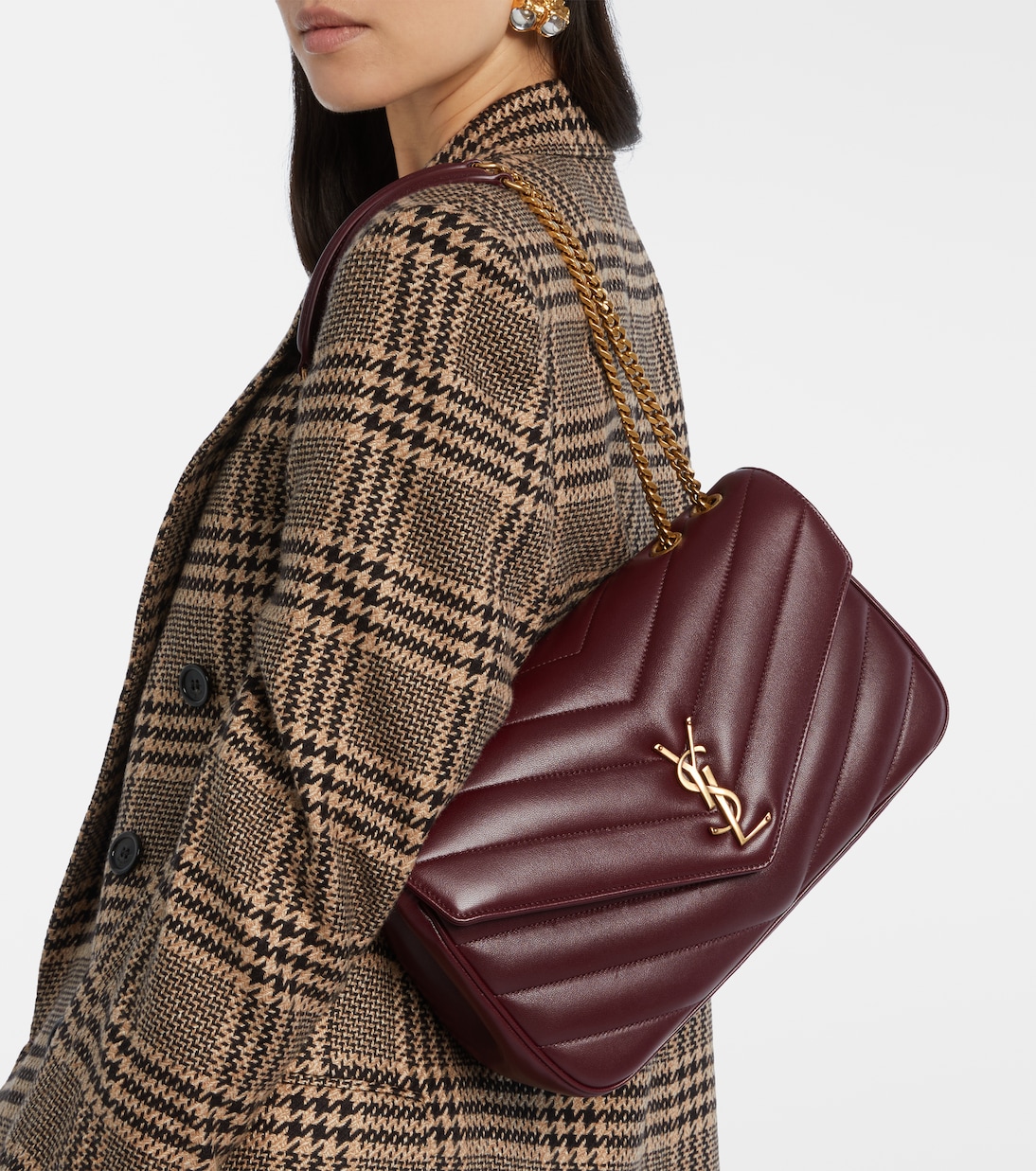 Sac Loulou Medium en cuir | Saint Laurent