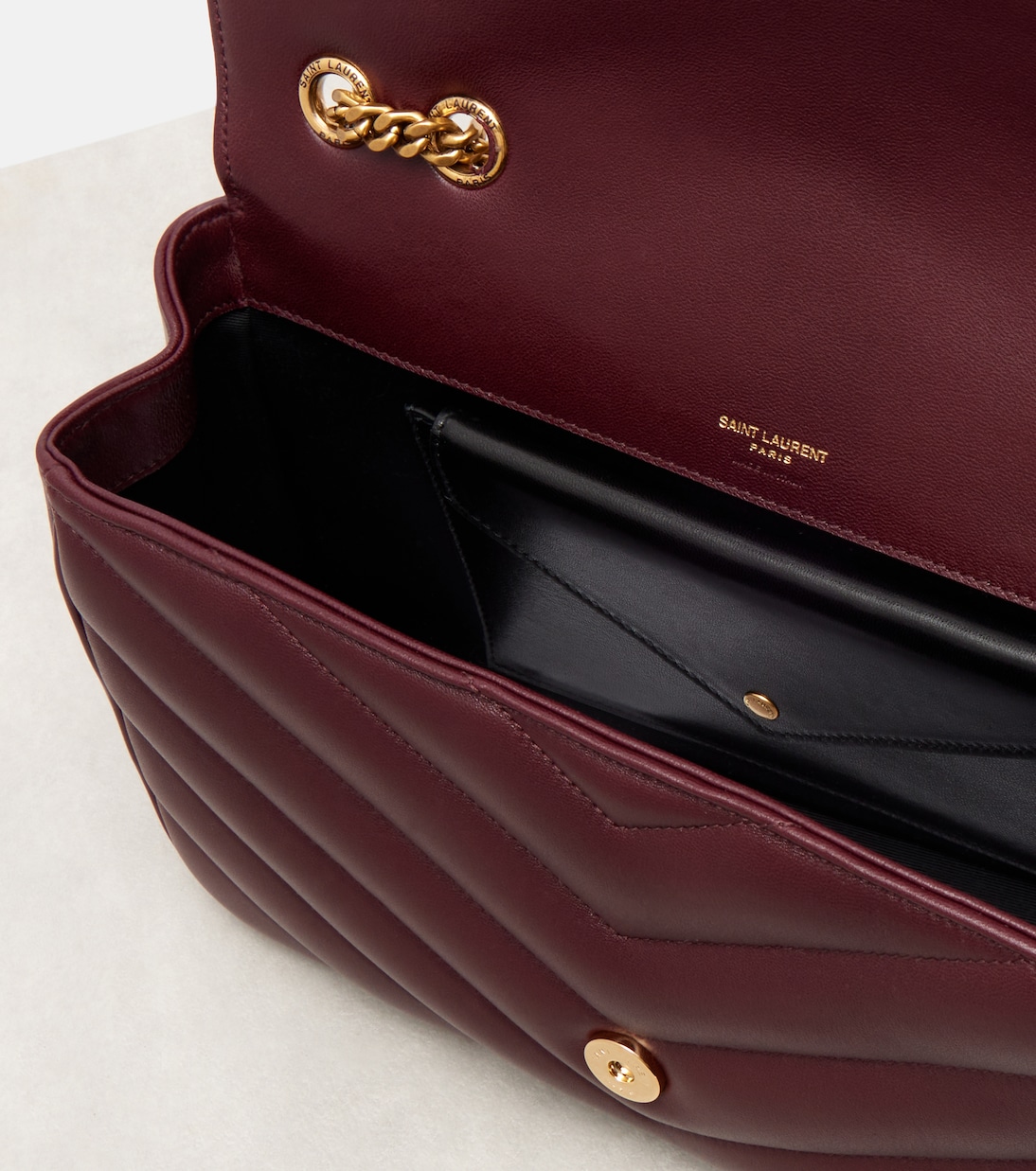 Sac Loulou Medium en cuir | Saint Laurent