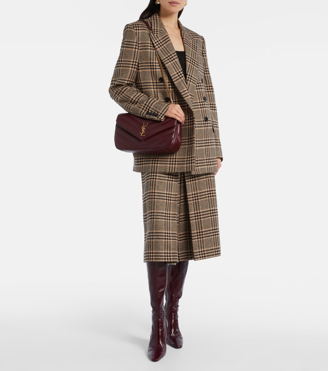 Sac Loulou Medium en cuir | Saint Laurent