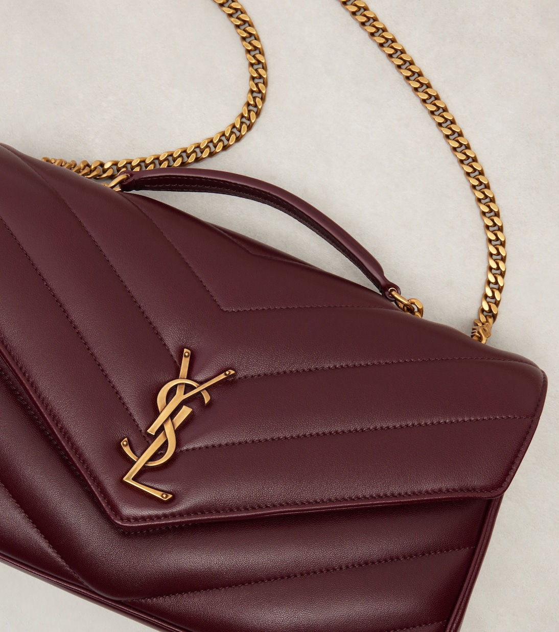 Sac Loulou Medium en cuir | Saint Laurent