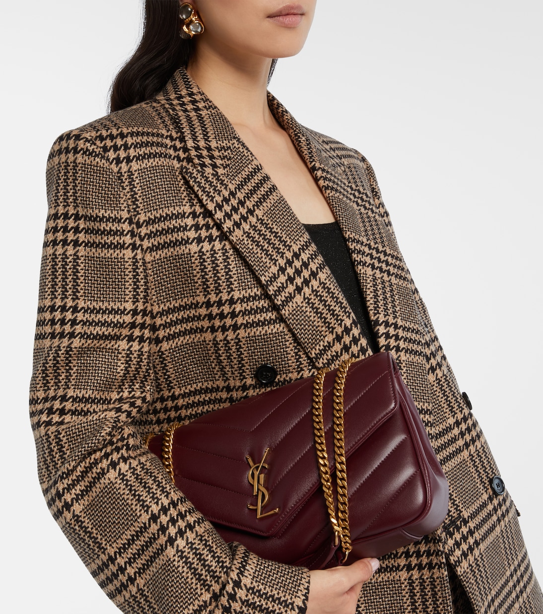 Sac Loulou Medium en cuir | Saint Laurent