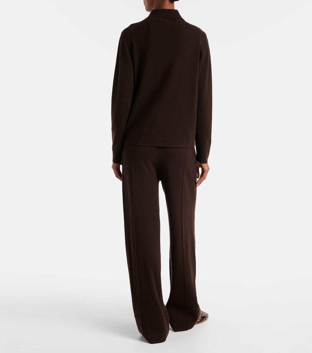 Wool and cashmere polo sweater | Jardin des Orangers