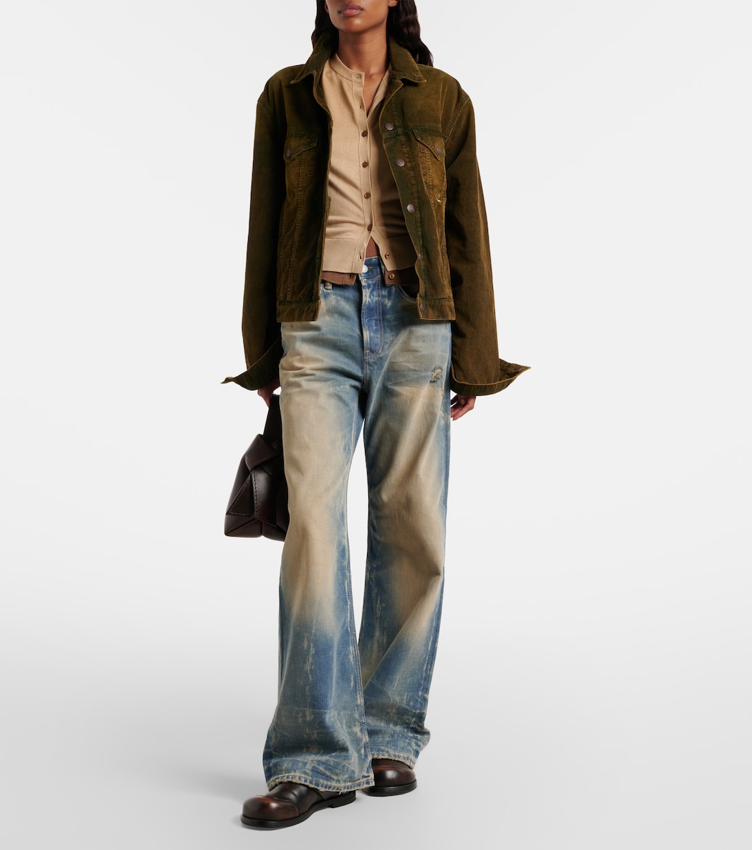 2021 high-rise wide-leg jeans | Acne Studios