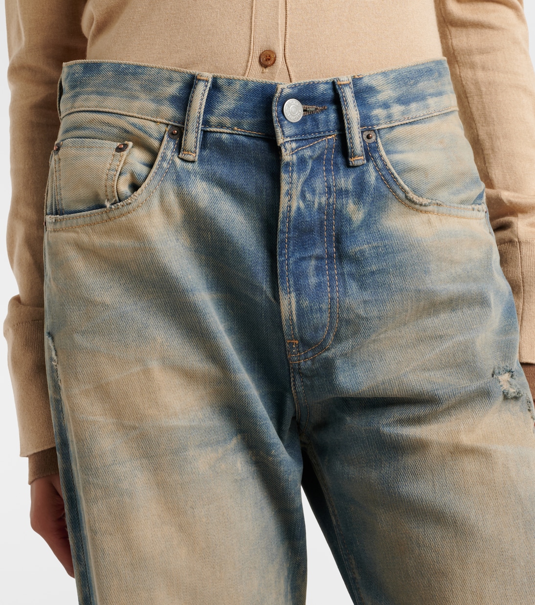 2021 high-rise wide-leg jeans | Acne Studios