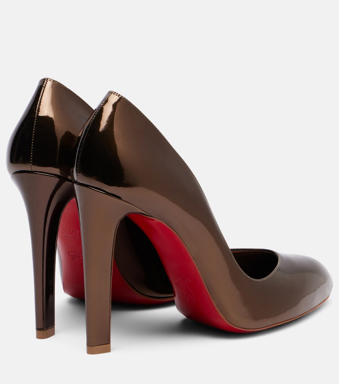 Fannylove 100 metallic leather pumps | Christian Louboutin