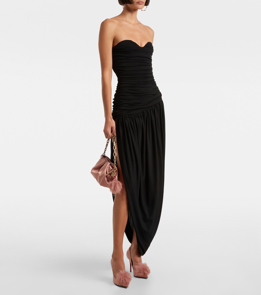 Alana 100 embellished crêpe satin pumps | Christian Louboutin