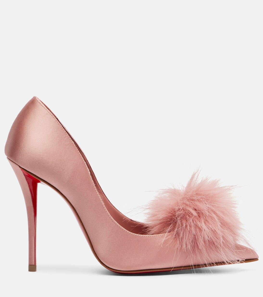 Alana 100 embellished crêpe satin pumps | Christian Louboutin