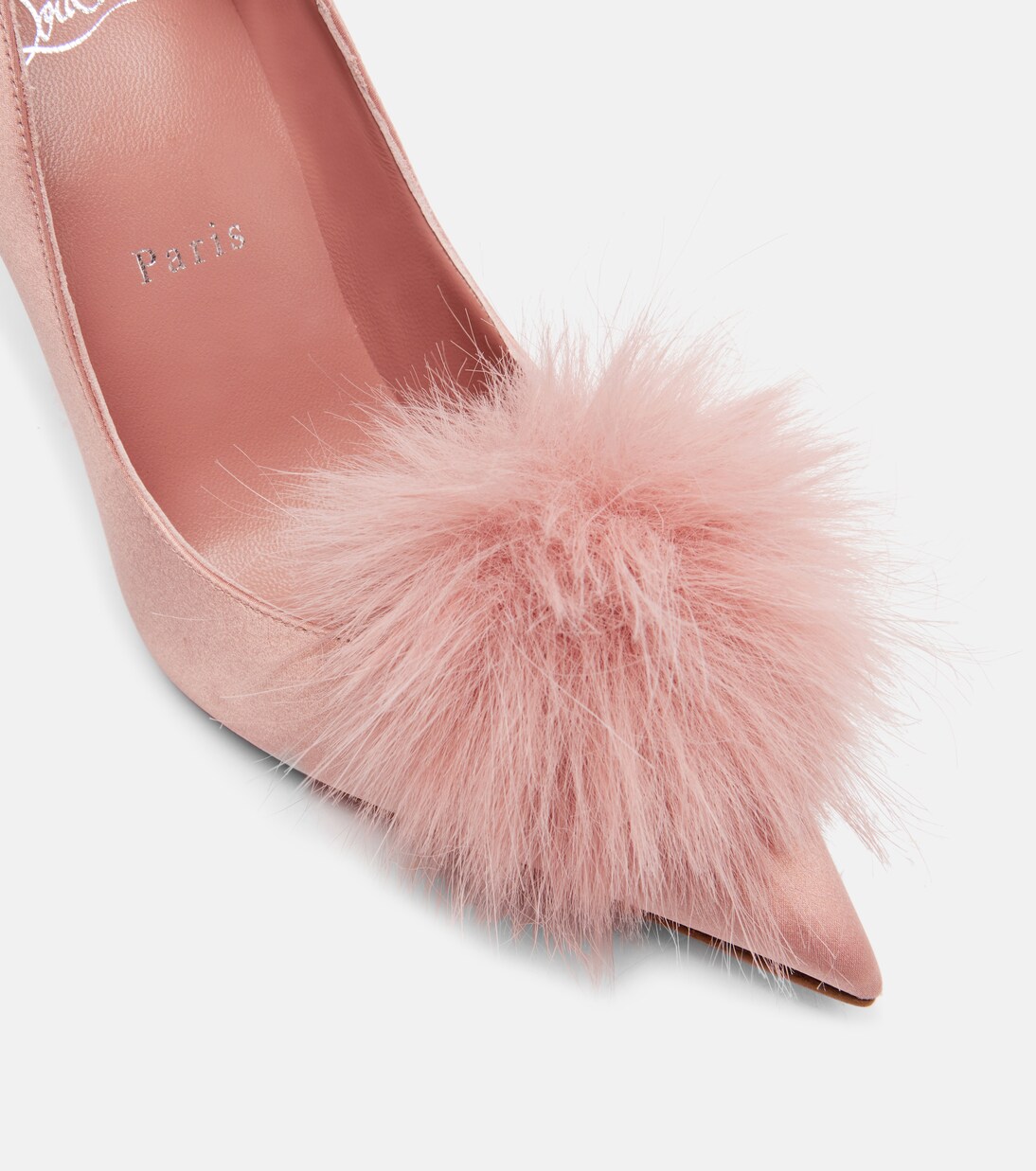 Alana 100 embellished crêpe satin pumps | Christian Louboutin