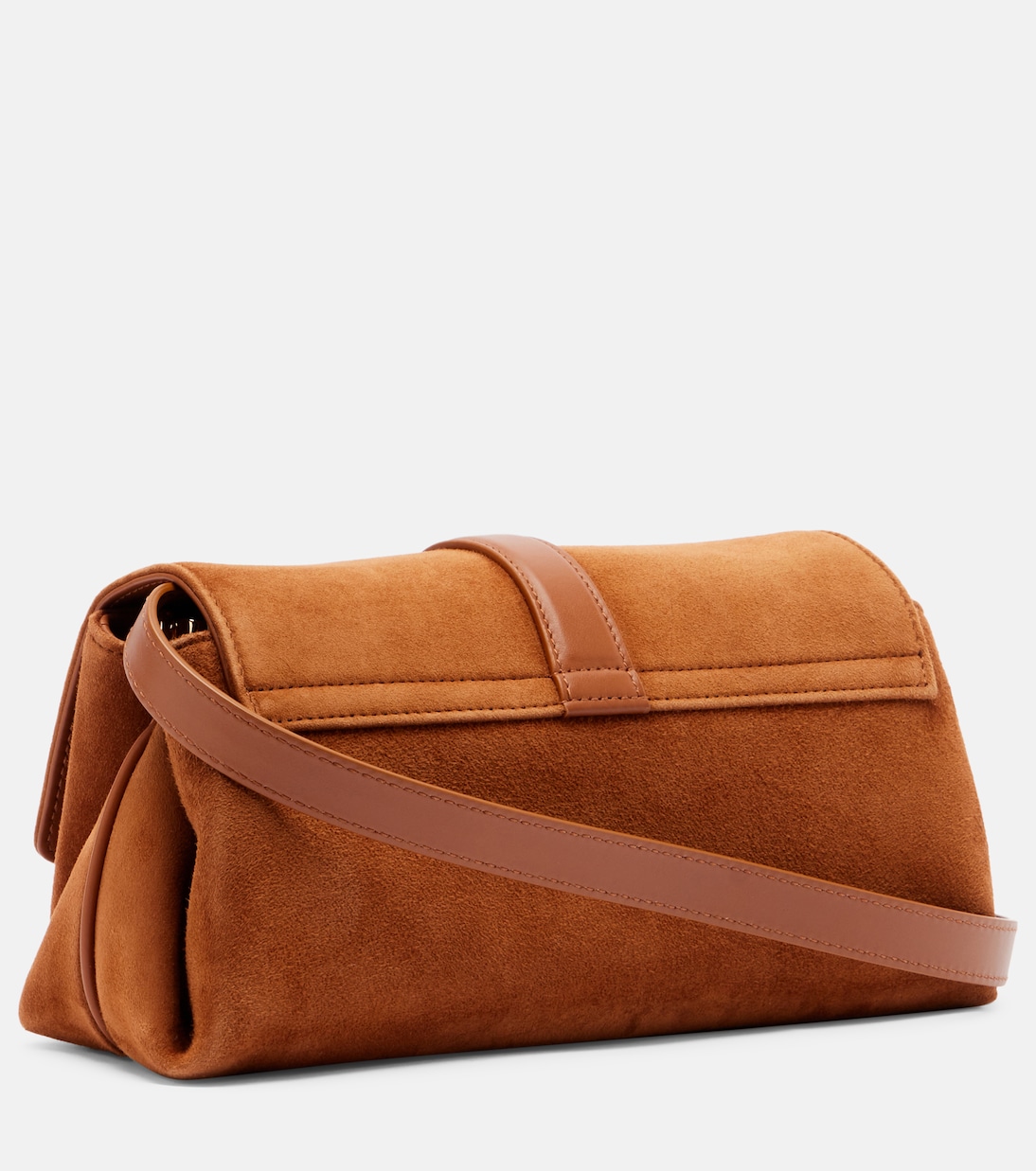 Flap Small suede shoulder bag | Ferragamo