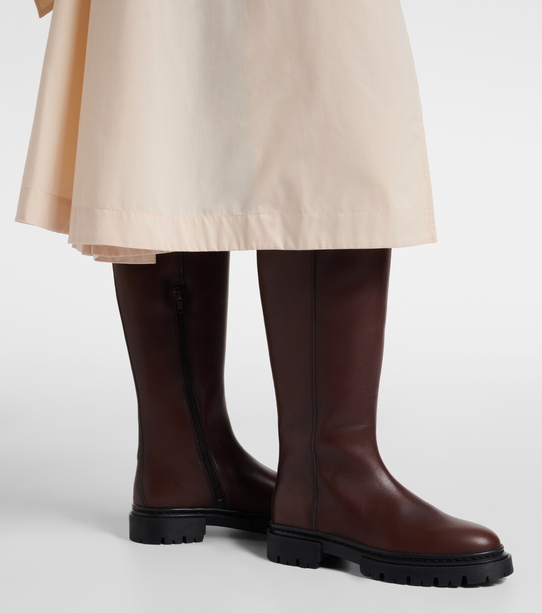 Henry leather knee-high boots | Staud