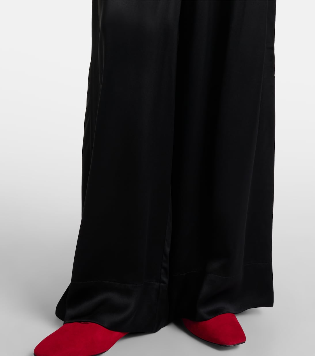 Pantalon ample en satin | Toteme