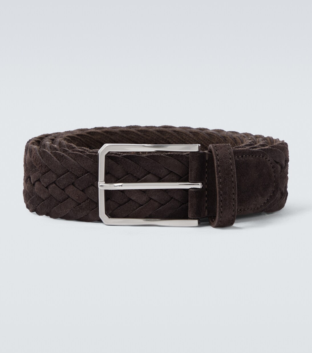 Braided suede belt | Canali