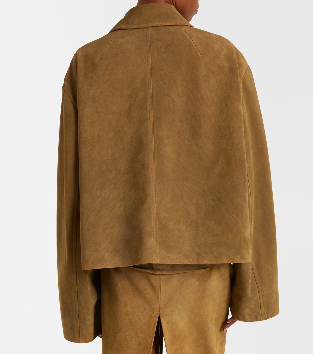 جاكيت من الجلد السويدي Blixa | Rick Owens