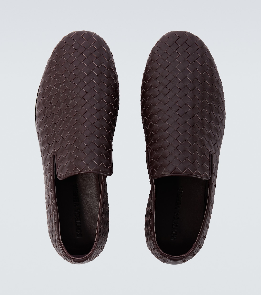 Chaussures slip-on Sunday en cuir Intrecciato | Bottega Veneta