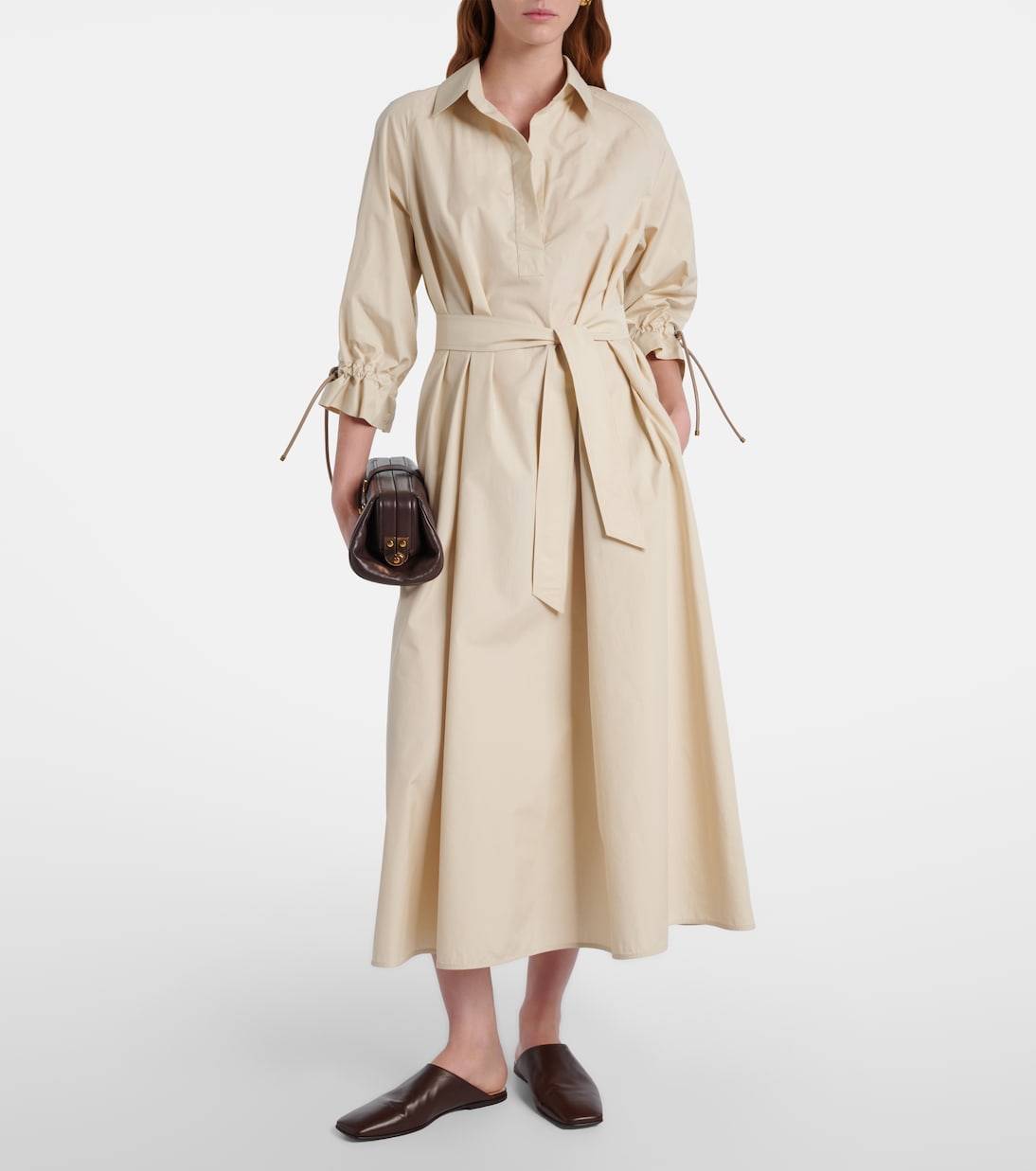 Hemdblusenkleid Mirto aus Baumwollpopeline | Max Mara