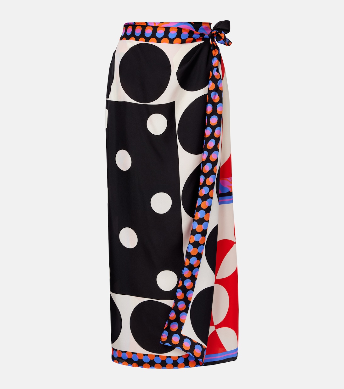 Bedruckter Wickelrock aus Seide | Dries Van Noten