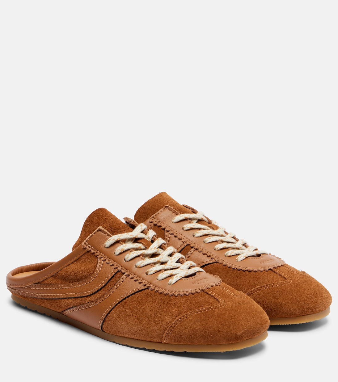 Sneakers in suede con pelle | Dries Van Noten