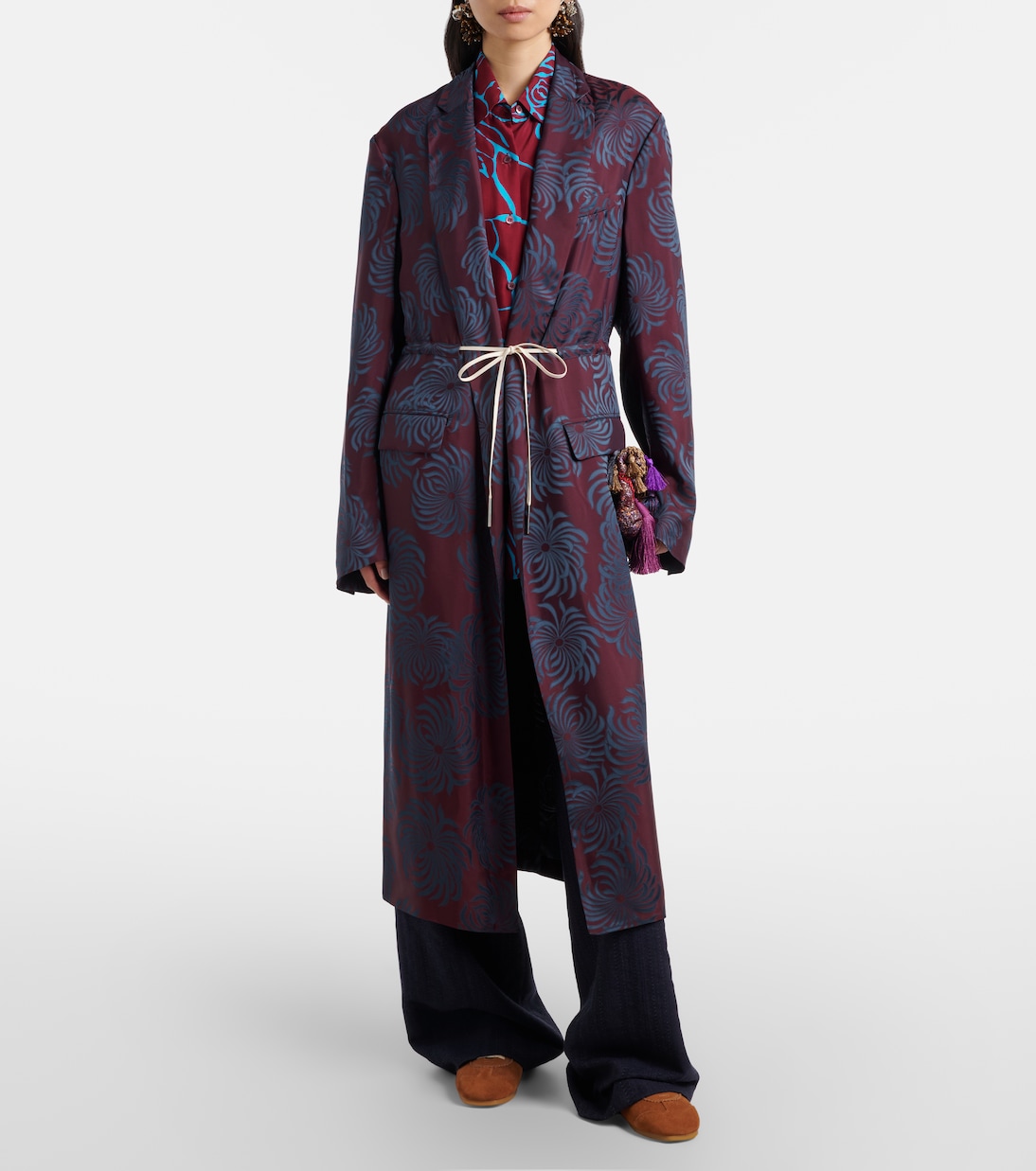 Sneakers in suede con pelle | Dries Van Noten