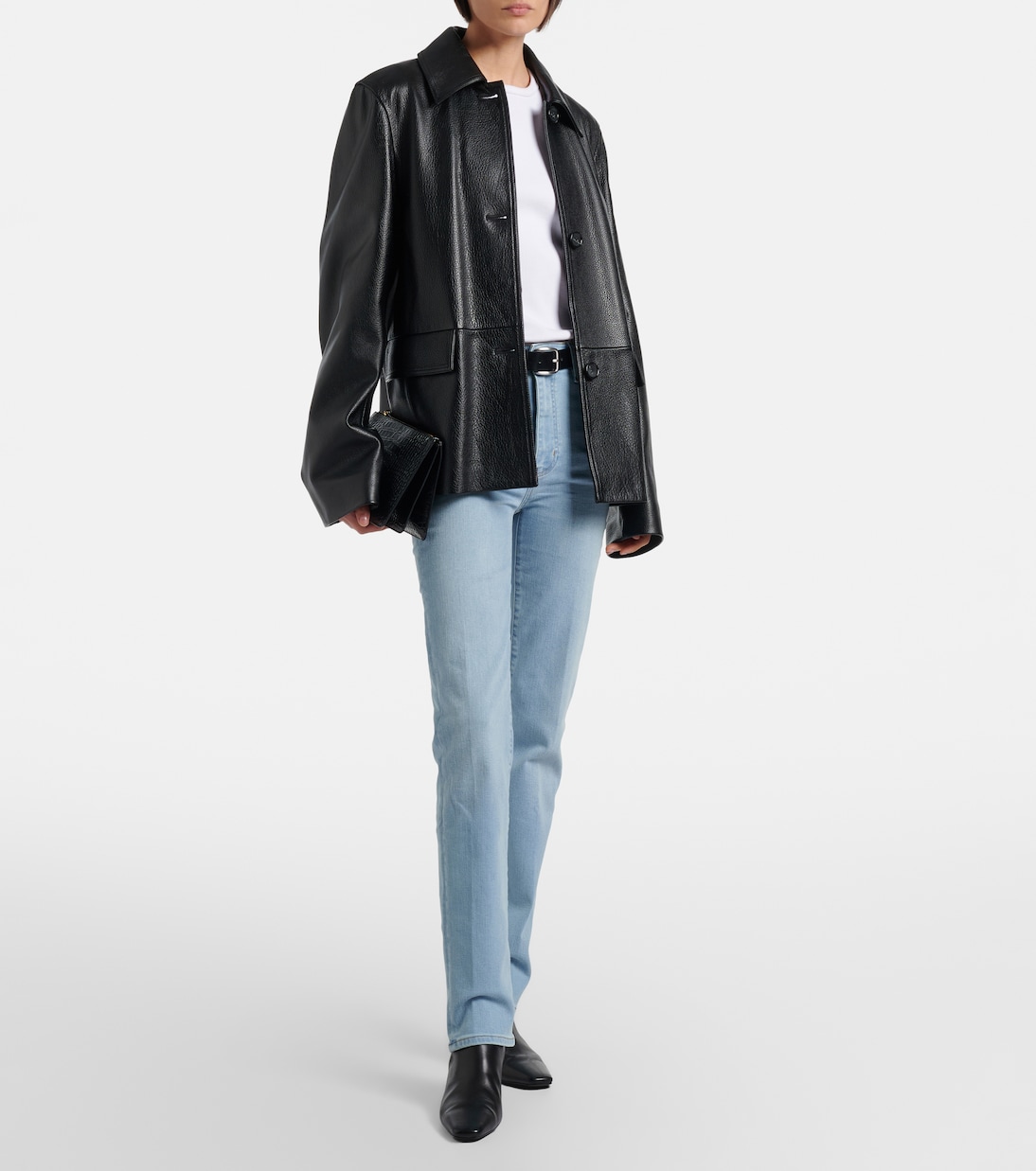 Le Sleek Long straight jeans  | Frame