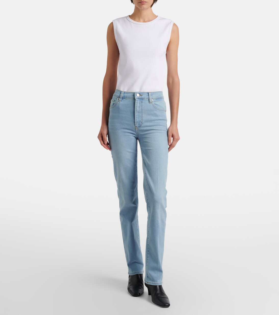 Le Sleek Long straight jeans  | Frame
