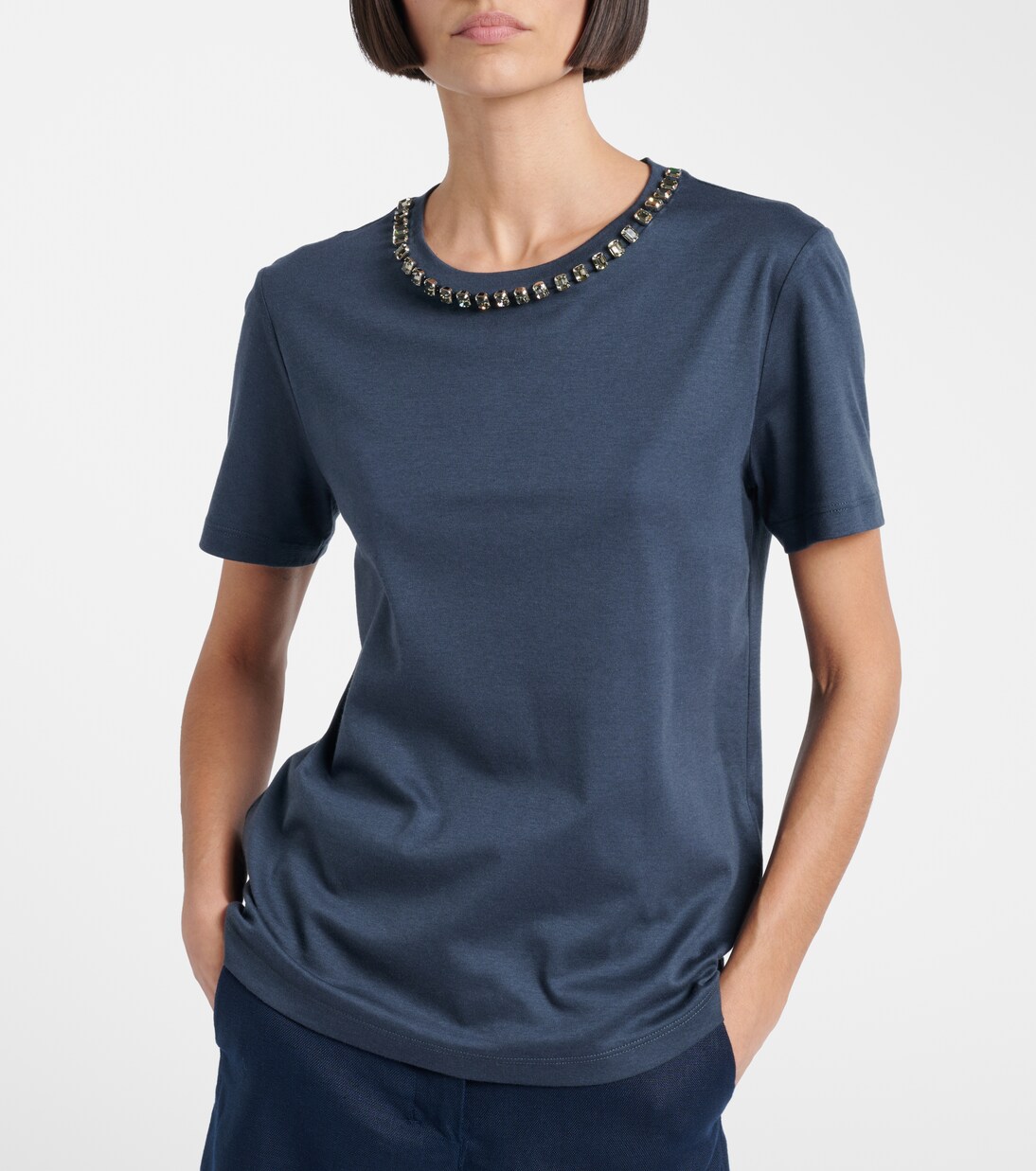 T-shirt Bingo in misto cotone con decorazioni | 'S Max Mara