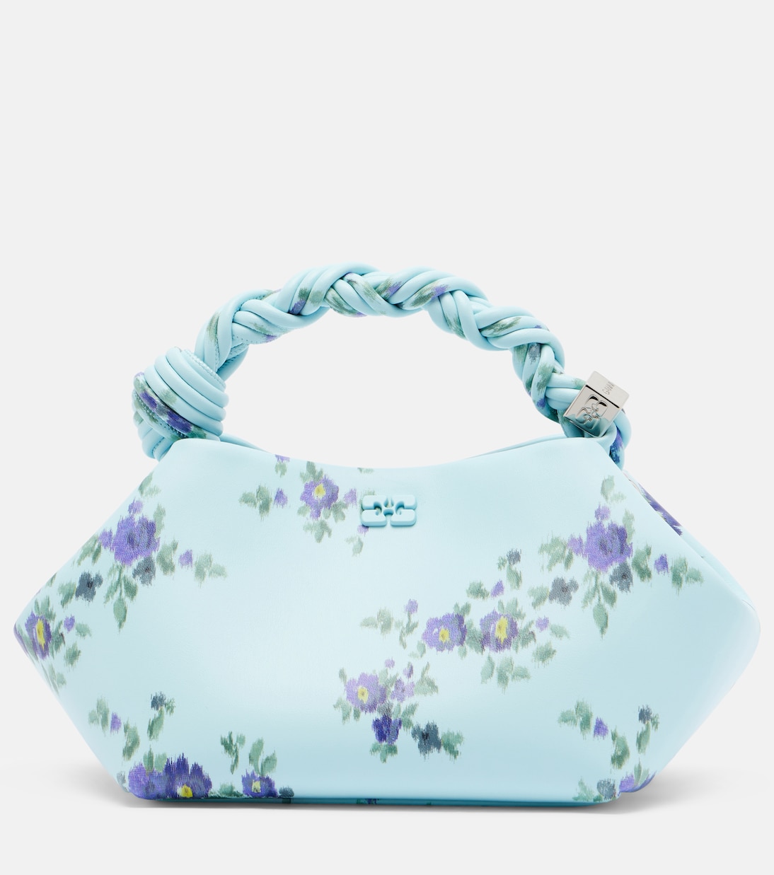 Bou Small floral top-handle bag | Ganni