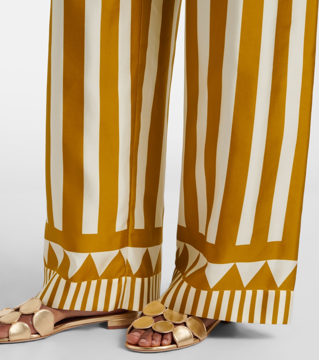 Pantaloni Pacha in twill di seta a righe | Eres