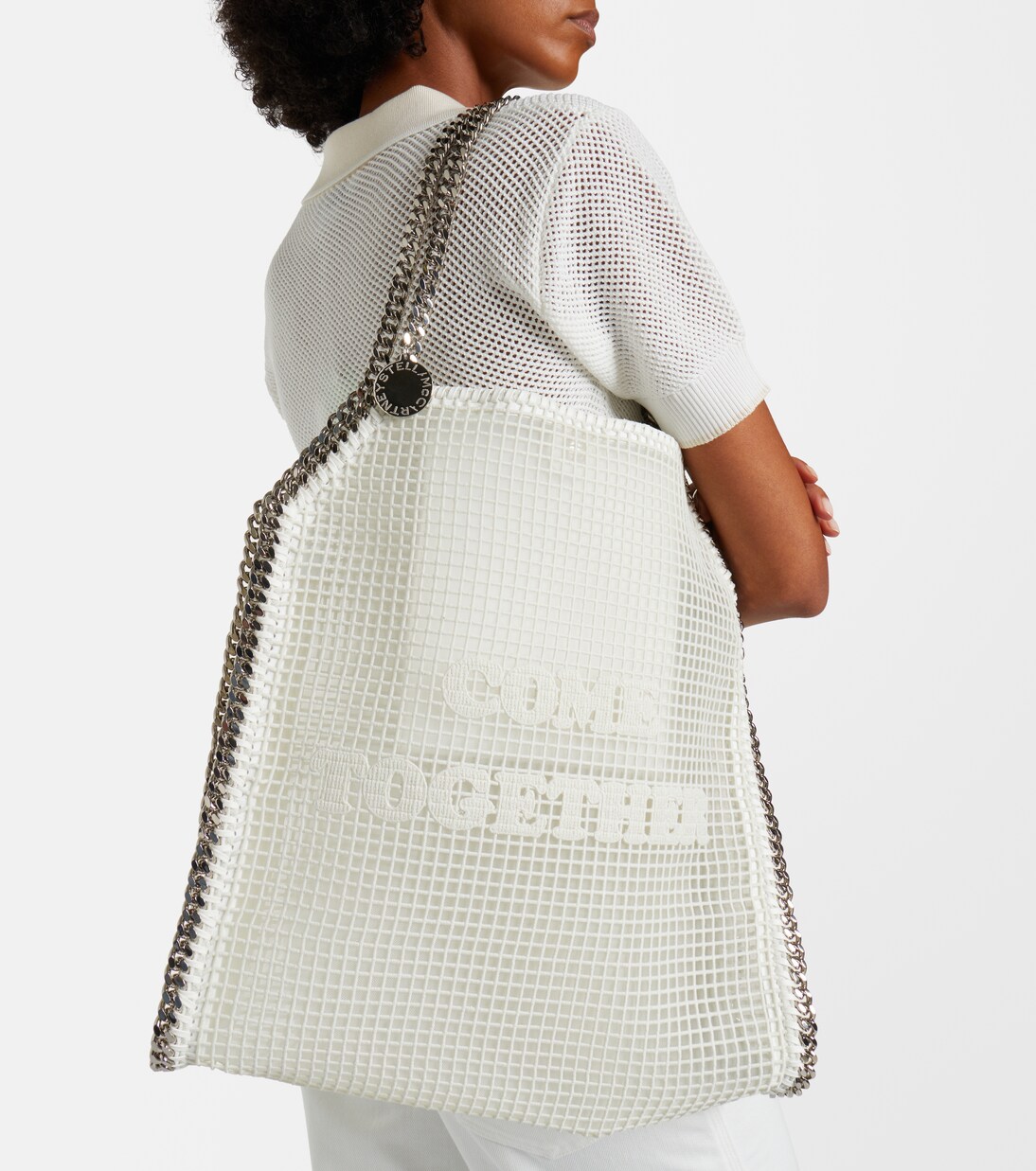 Tote Falabella Medium aus Mesh | Stella McCartney