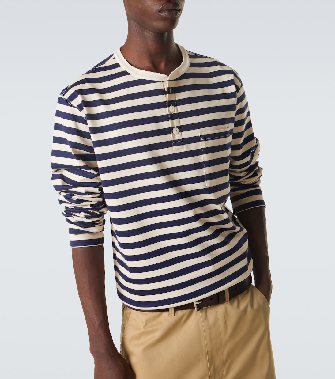 Longsleeve aus Baumwoll-Jersey | Junya Watanabe