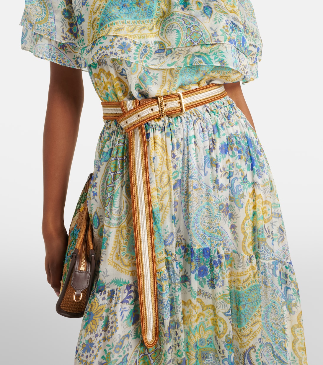 Striped woven belt | Etro