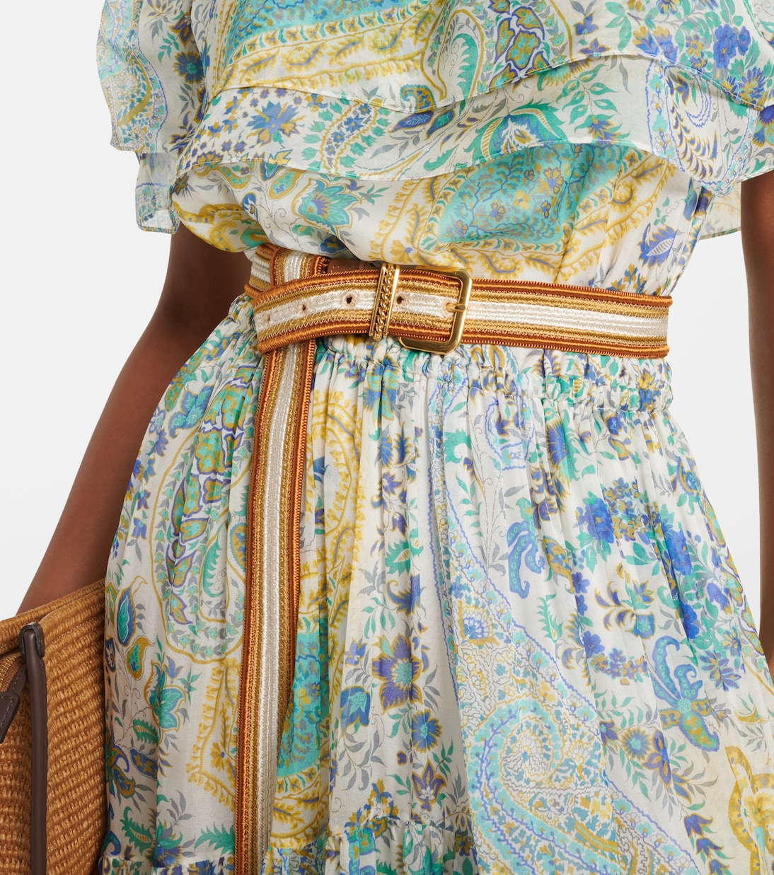 Striped woven belt | Etro