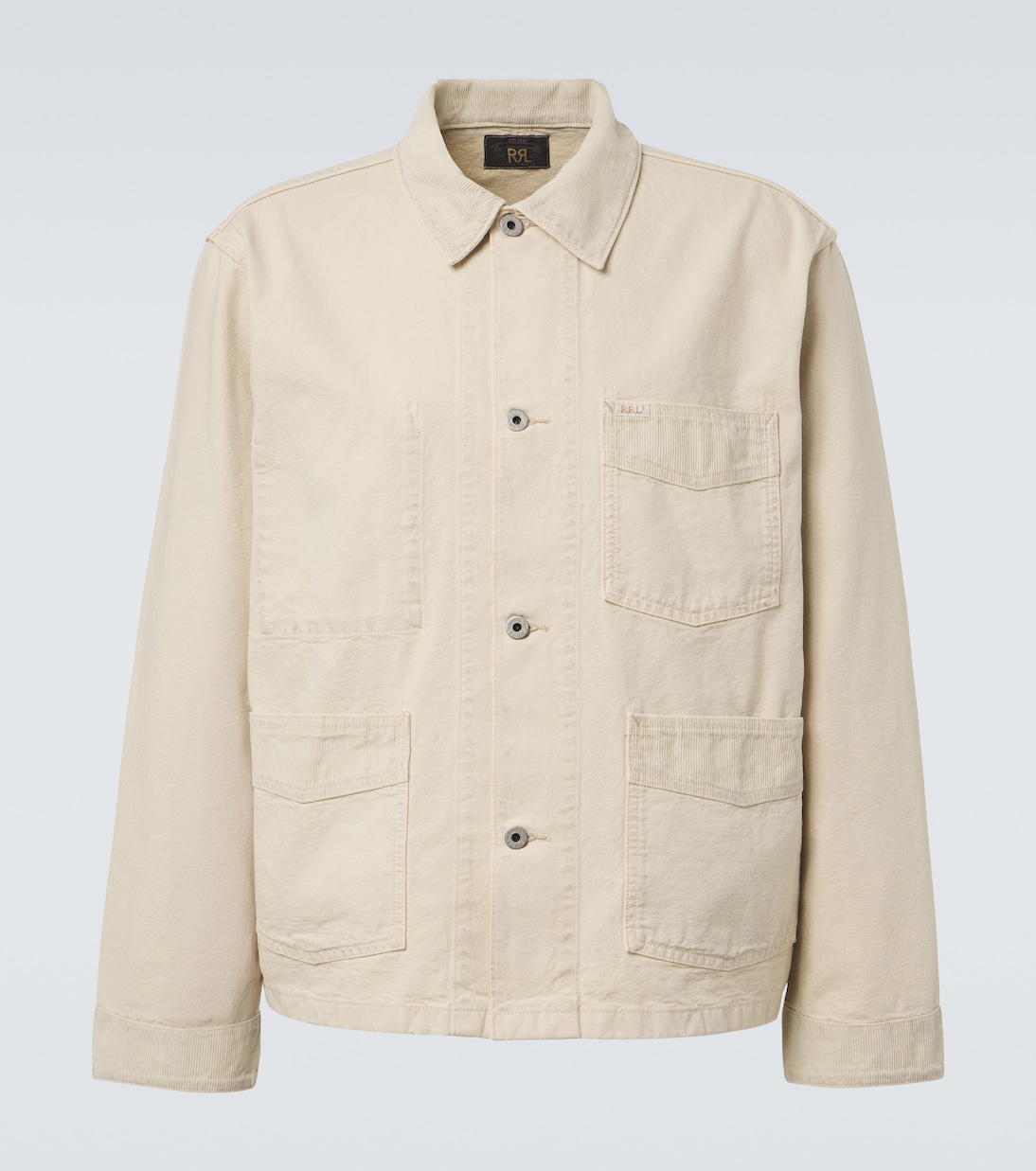 Jeansjacke mit Cord-Besatz | RRL