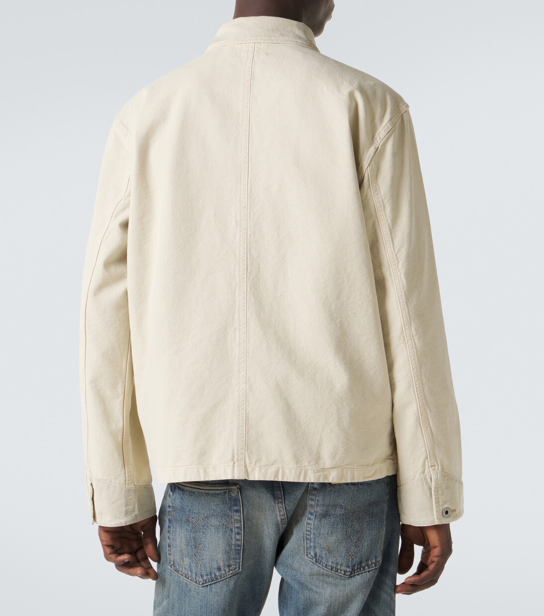 Jeansjacke mit Cord-Besatz | RRL