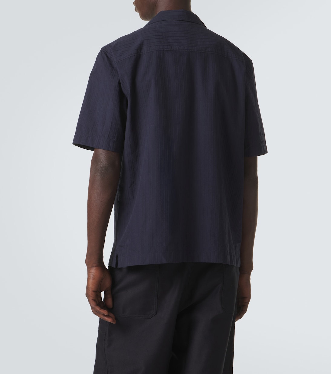 Striped cotton shirt | Sunspel